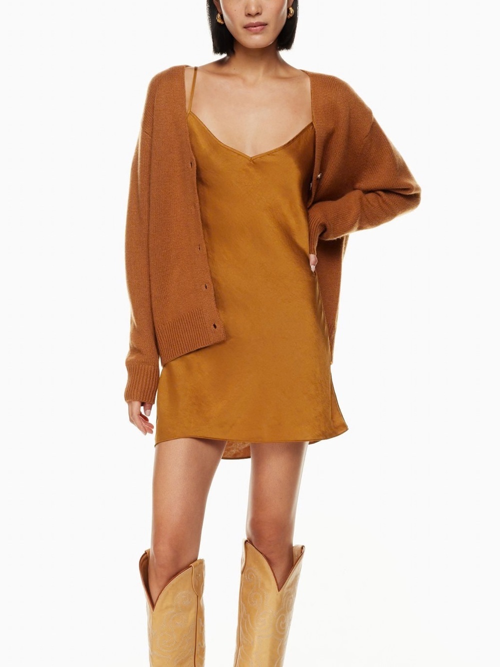 Aritzia Wilfred Only Slip Mini Dress Size M